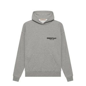 NWT Dark oatmeal Essential Fear Of God Hoodie.